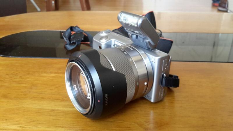 ขายกล้อง sony nex5 สภาพสวยใช้งานได้ครบทุกระบบ